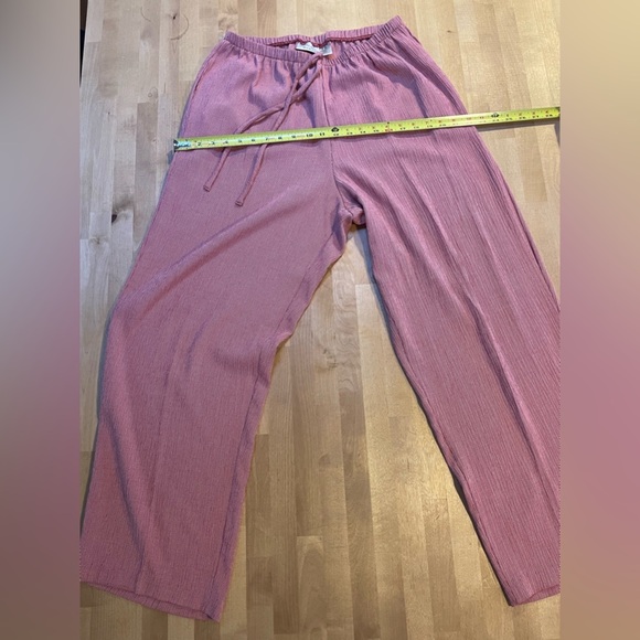 NWT Kathie Lee Woman Vintage Pant Shirt Matching Set Red Checked Size 14-20W - Picture 13 of 16